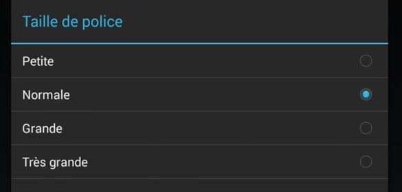 Comment réduire la police de mes SMS ?