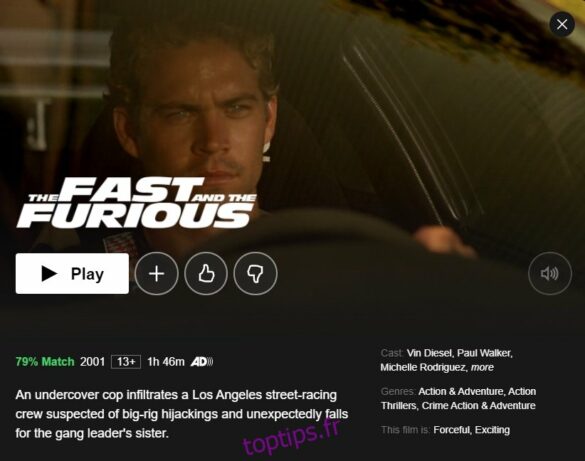 Comment regarder Fast and Furious sur Netflix ?