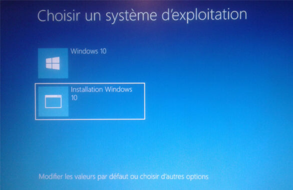 Comment réinstaller Windows avec une clé USB ?