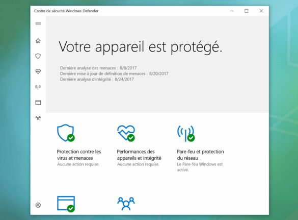 Comment remettre antivirus Defender ?