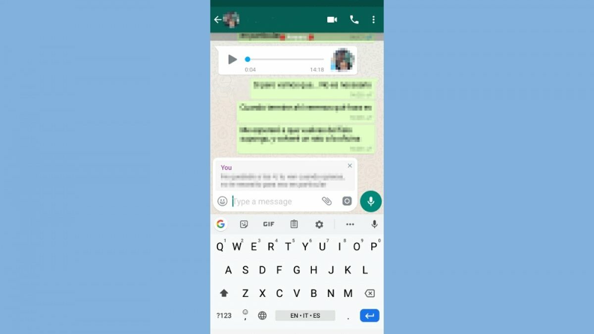 Comment reprendre un message pour y répondre sur WhatsApp ?