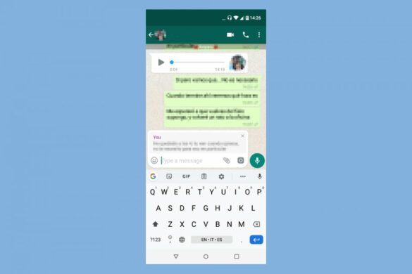 Comment reprendre un message pour y répondre sur WhatsApp ?
