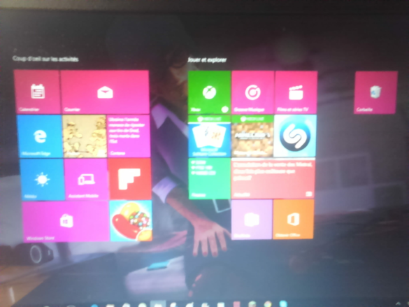 Comment restaurer l'affichage du bureau ?