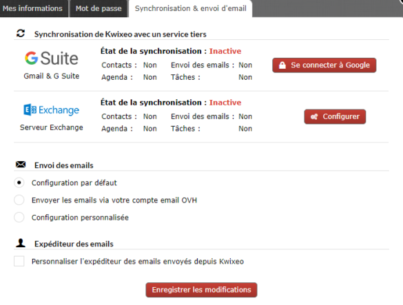 Comment rétablir la synchronisation ?