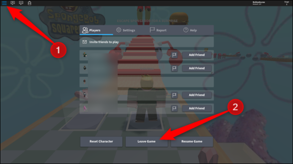 Comment retourner au bureau sans quitter le jeu ?