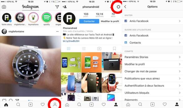Comment retrouver le code d'Authentification Instagram ?
