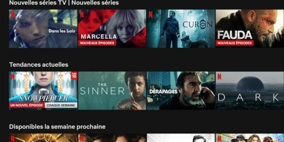 Comment retrouver un film en cours sur Netflix ?
