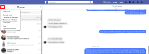 Comment retrouver un message copier ?