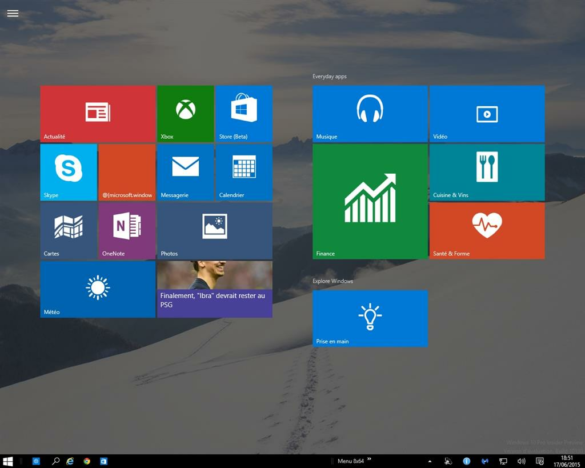 Comment revenir à l'écran normal ?