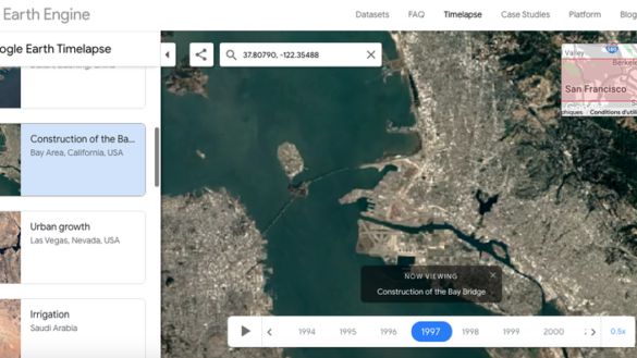 Comment revenir des années en arrière sur Google Maps ?