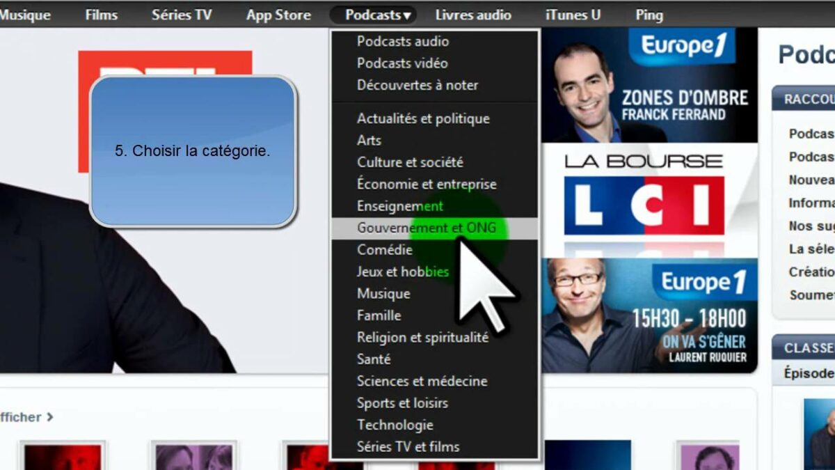 Comment s’abonner à des podcasts ?