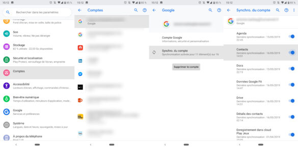 Comment sauvegarder ma liste de contacts ?