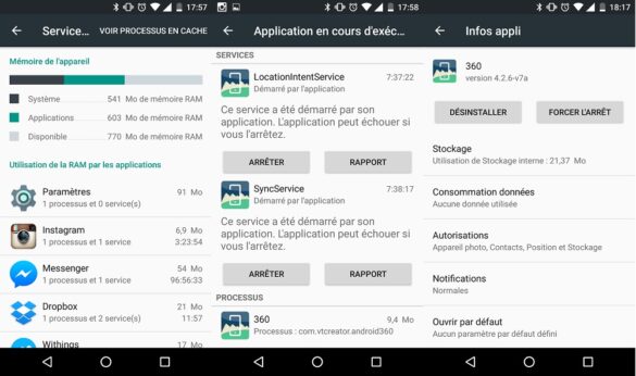 Comment savoir si des applications tournent en Arrière-plan ?