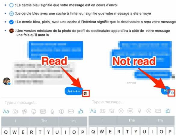 Comment savoir si la personne est en ligne sur Messenger ?