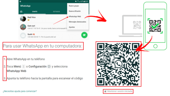 Comment se connecter à WhatsApp sans QR Code ?