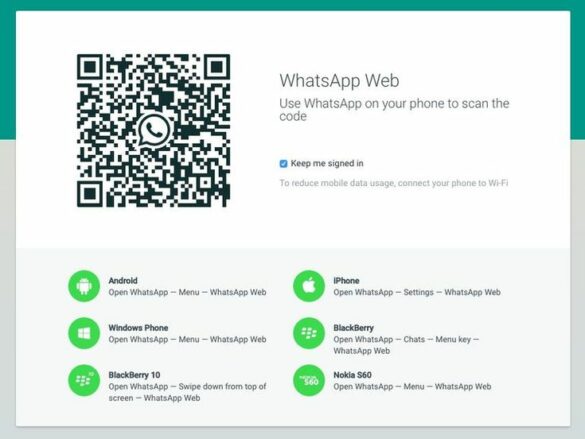 Comment se connecter à WhatsApp sans téléphone ?