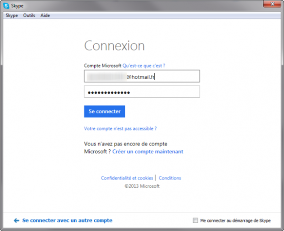Comment se connecter à sa boite Hotmail ?