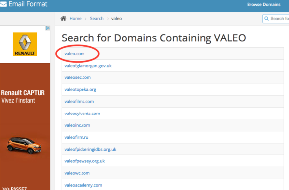 Comment séparer les adresses mail ?