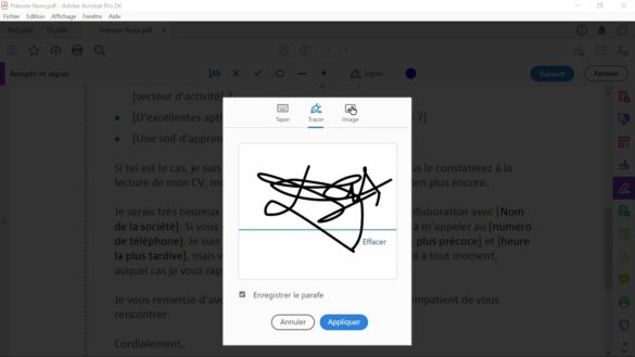 Comment signer un document sur Samsung ?