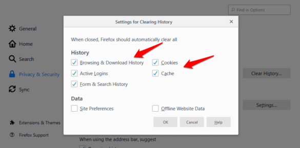 Comment supprimer automatiquement l'historique de navigation ?