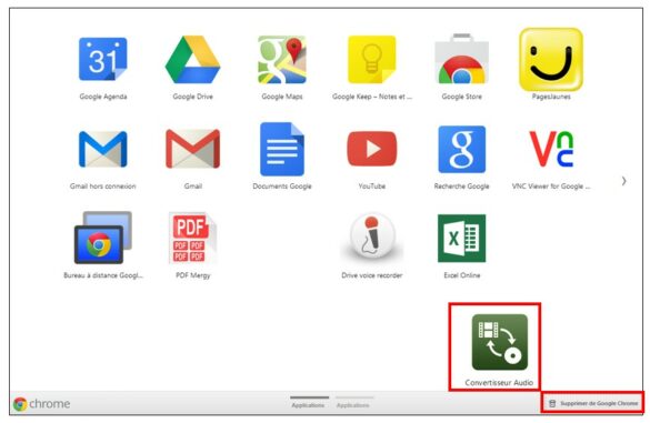 Comment supprimer des applications sur Google Chrome ?