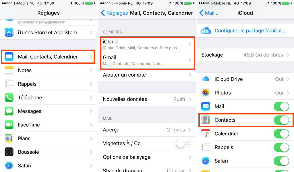 Comment supprimer la synchronisation des contacts ?