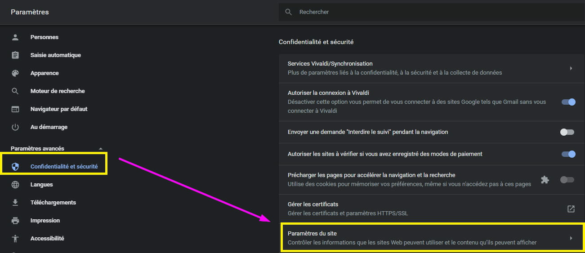 Comment supprimer le message avant d'accéder à la recherche Google ?
