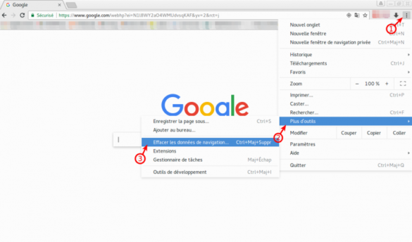 Comment supprimer les données en caché ?