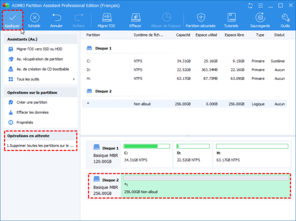 Comment supprimer les partitions d'un SSD ?