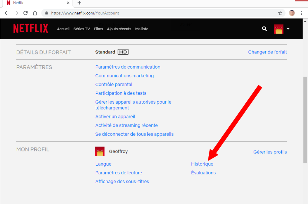 Comment supprimer l’historique Netflix sur Iphone ?
