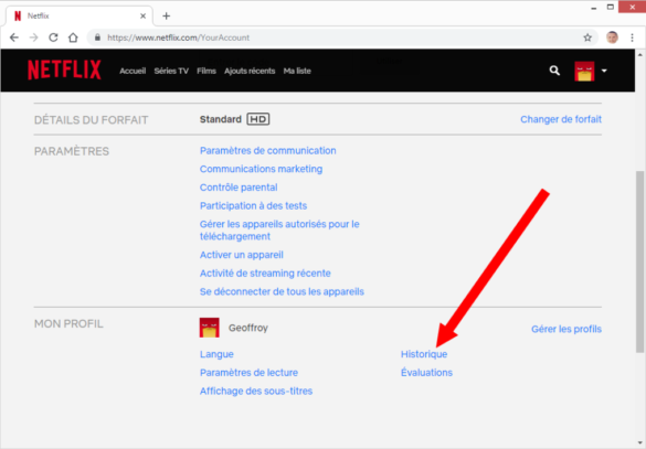 Comment supprimer l'historique Netflix sur Iphone ?