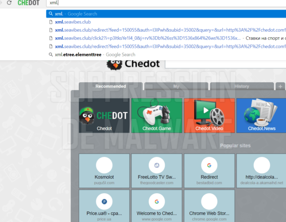 Comment supprimer mappage XML ?