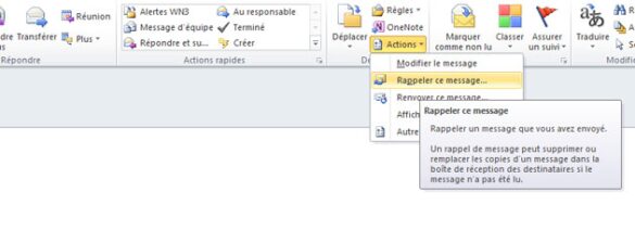 Comment supprimer un mail envoyé par erreur Apple ?