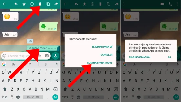 Comment supprimer un message WhatsApp après plusieurs heures ?