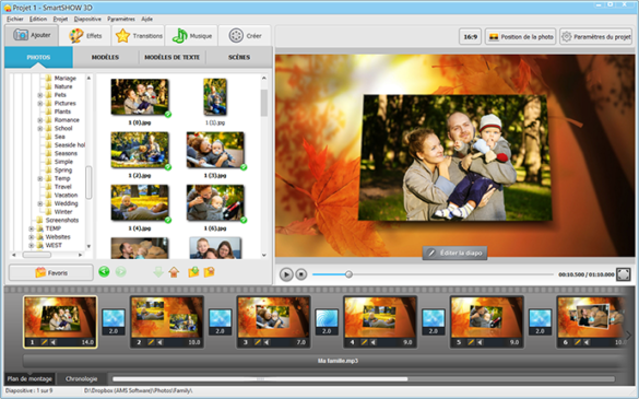 Comment synchroniser des photos avec une musique ?