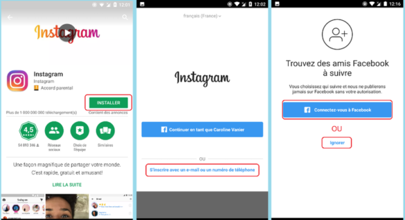 Comment taguer un compte Instagram sur Facebook ?