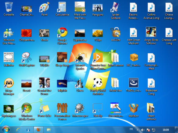 Comment telecharger des icônes de Bureau ?