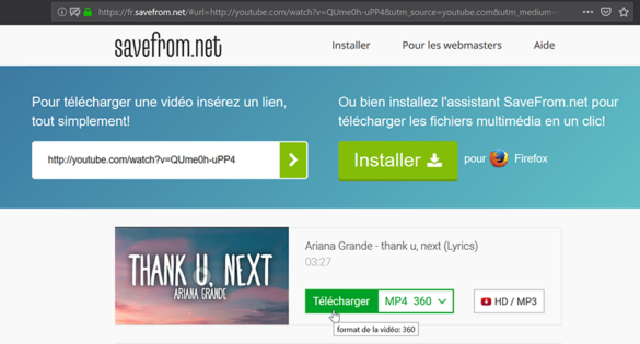 Comment télécharger une vidéo YouTube sur mon PC sans logiciel ?