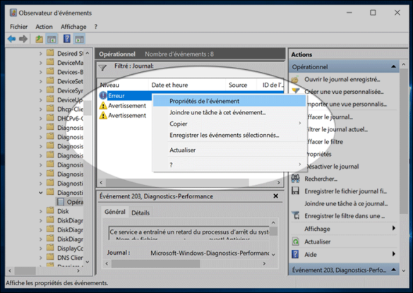 Comment trouver l'application qui empêche la fermeture de Windows ?