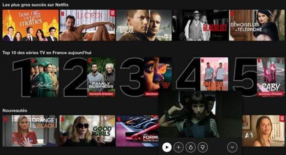 Comment trouver le Top 10 sur Netflix ?