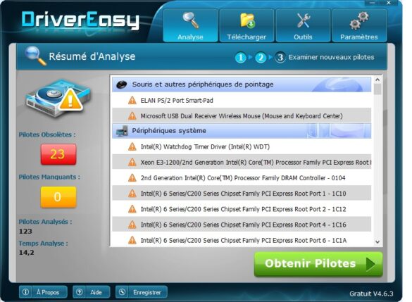 Comment trouver tous les drivers ?