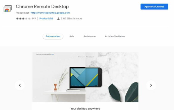 Comment utiliser Bureau à distance Chrome ?
