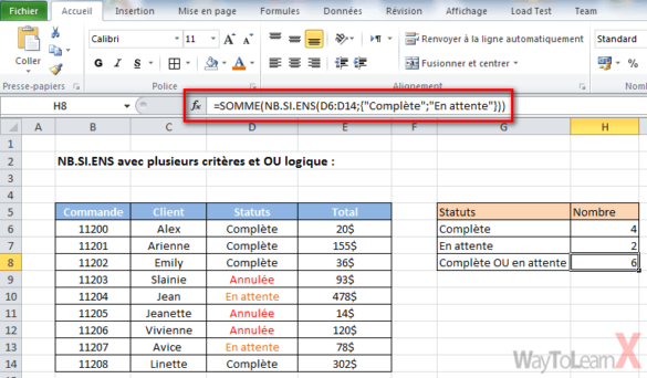 Comment utiliser la fonction SI avec plusieurs conditions ?
