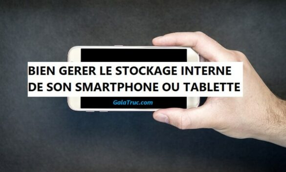 Comment vider le Stockage interne d'une tablette ?