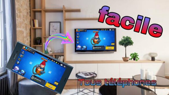 Comment voir l'écran de son téléphone sur sa télé ?