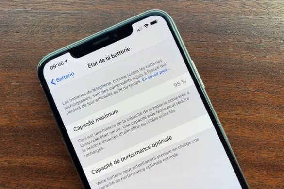 Comment voir l'état de la batterie sur iPhone ?