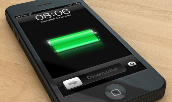 Comment voir l'état de la batterie sur iPhone 5s ?