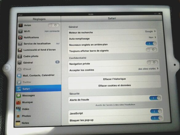 Comment voir l'historique sur un Samsung ?