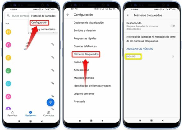 Comment voir ses numéros bloqués ?