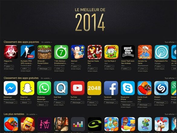 Est-ce que toutes les applications sont gratuites ?